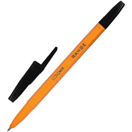 Ручка шариковая 0,5мм Economix RANGE, черная