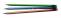 Олівець чорнографітний YES Neon Stripes трикутний з гумкою, НВ