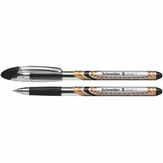Ручка масляная 0,5мм Schneider Slider Basic F, черная