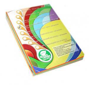 Бумага цветная Green Range Mix Neon 80 г / м2
