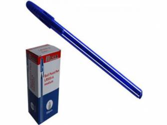 Ручка кулькова 0,7мм Leader LR-555, синя