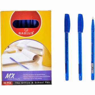 Ручка масляна 0,7мм RADIUS MX , синя