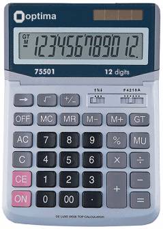 Калькулятор Optima 75501,12 разрядов