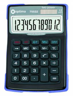 Калькулятор Optima 75532,12 розрядів, водонепроникний