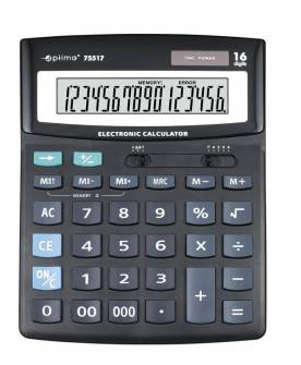 Калькулятор Optima 75517, 16 розрядів