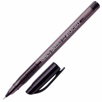 Ручка масляна 0,5 мм Buromax BM.8353, чорна