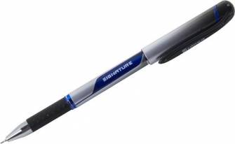 Ручка гелевая 0.6 мм Hiper Signature, синяя