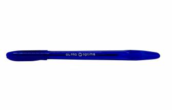 Ручка масляна 0,5мм Optima, синя