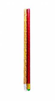Олівець з гумкою фольгований