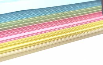 Бумага цветная А4, 160 г/м2, 125 листов 5 цв. MIX Intensiv