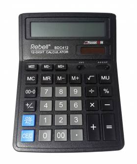Калькулятор Rebell 412, 12 розрядів